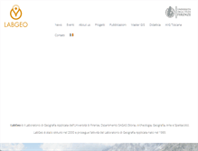 Tablet Screenshot of geografia-applicata.it
